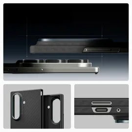 SPIGEN Galaxy Z Fold7 Handyhülle schwarz