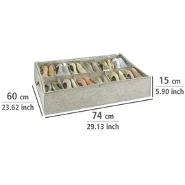 Wenko Unterbettkommode für Schuhe Balance 74x15x60cm