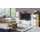 Möbel Boss Vitrine Luci 91 x 40 x 199 cm Weiß