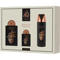 Lattafa Brioche Vanille Eau de Parfum 100 ml + Eau de Parfum 20 ml + Deo Spray 200 ml Geschenkset