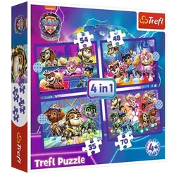 4 in 1 Puzzle 35, 48, 54, 70 Teile Paw Patrol Film