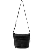 FredsBruder Riffelinchen Umhängetasche Leder Black/Grau
