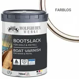 WO-WE Lack Bootslack Schiffslack Parkettlack Yachtlack W400, 0,75-5L, Seidenglänzend, Lösemittelbasis weiß