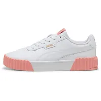 Puma Carina 3.0 Sneaker White-PINK Fruit gold 40.5 EU