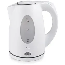 Lacor 69591 Wasserkocher, Weiß. Automatische Abschaltung – LED-Licht. Abnehmbarer und waschbarer Filter. Wasserstandsanzeiger