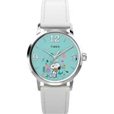 Timex Damen Analog Quarz Armbanduhr Peanuts Marlin