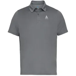 Odlo Wander-/Freizeit Polo Cardada (100% Polyester, hoher Tragekomfort) grau Herren