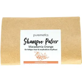 Puremetics Shampoo-Pulver Macadamia Orange 50 g