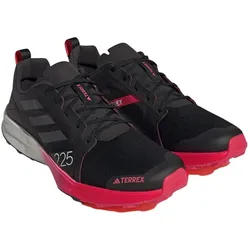 adidas Trail-Laufschuhe Terrex Speed Flow (leicht, atmungsaktiv) schwarz/rot/weiss Herren