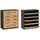 home collective Schuhschrank 74 x 85 x 35 cm mit 5 Schubladen graphit / grau