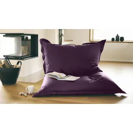Kinzler Sitzsack KINZLER "XXL Outdoorfähig", lila (brombeer), B:140cm H:20cm T:180cm, Polyester, Sitzsäcke, Sitzsack, Uni Farben, Outdoor geeignet, ideal im Wohnzimmer & Kinderzimmer