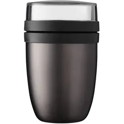 MEPAL Thermo Lunchpot ELLIPSE Isolier-Lunchbox mit 2 Behältern titanium