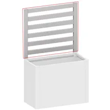 Biohort Rankgitter 102 x 91 x 4 cm Silber