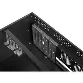 LANBERG SC01-4504-08B Modulares Servergehäuse Rack 4U