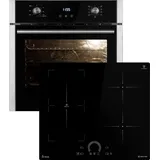 KKT KOLBE Küchentechnik Backofen und Induktionskochfeld SET8010IH592FZ - Schwarz