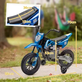 aiyaplay Elektro-Motorrad 12V blau (1-tlg)