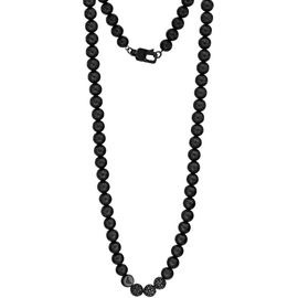 Emporio Armani Herrenkette Beads Onyx schwarz, EGS3029001