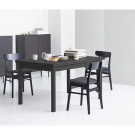 Hammel Furniture Esstisch HAMMEL FURNITURE "Basic Dinex, schnell innenliegende Einlegeplatten ausziehbar", grau (wenge), B:140cm H:76cm T:90cm, Tischplatte: Furnier gebeizt und lackiert, Gestell: Massivholz, Tische, Furnier / Massivholz, in zwei Breiten, stabiler dänische