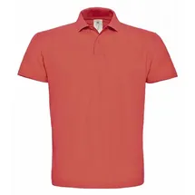 B & C B&C - ID.001 Herren Piqué Poloshirt - Pixel Coral / M