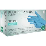 AMPri Blue Eco Plus puderfrei, unsterile Nitrilhandschuhe, 100