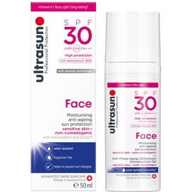 Ultrasun Face Anti-Aging Gel LSF 30 50 ml