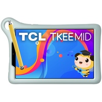 TCL Tkee Mid 4G Tablet für Kinder, Display 8 Zoll HD Eyesafe, weiche Schutzhülle und Stift für Kinder, 4080 mAh Akku, Android 11, Ethereal Sky