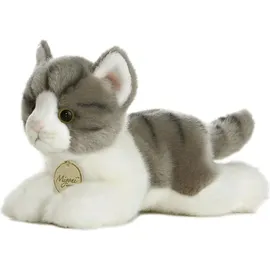 AURORA MiYoni Katze 20 cm Grau/Weiß