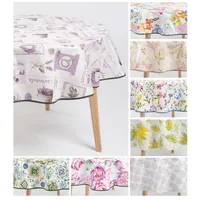 Laro Tischdecke rund Ø 160 cm Lila