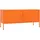 vidaXL TV-Schrank Lowboard 105x35x15 cm Orange Metall