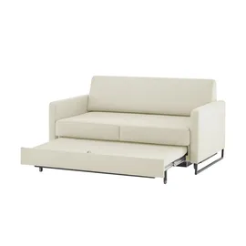 Sofa.de Schlafsofa aus Flachgewebe ¦ beige ¦ Maße (cm): B: 160 H: 90 T: 95.0
