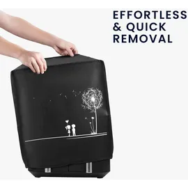 kwmobile Abdeckhaube für Heißluftfritteuse 9,5L schwarz