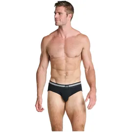 Jockey Cotton Stretch Brief schwarz S 3er Pack