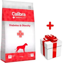 Calibra Veterinary Diets Dog Diabetes Obesity 12kg + Überraschung für den Hund