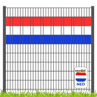 zaunzu Sichtschutz Fanartikel für Niederlande Doppelstabmatten Volle Streifenbreite