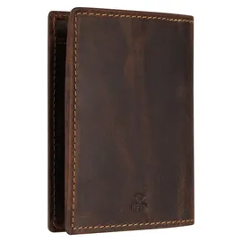 GREENBURRY Vintage Ausweismappe RFID braun