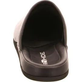 ROHDE Varberg Herren Pantoffeln Hausschuhe Schuhe 6600 90 schwarz, Größe 43 EU