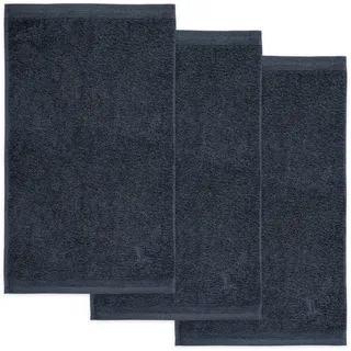 Gästehandtuch 30 x 50 cm dark grey 3 St.