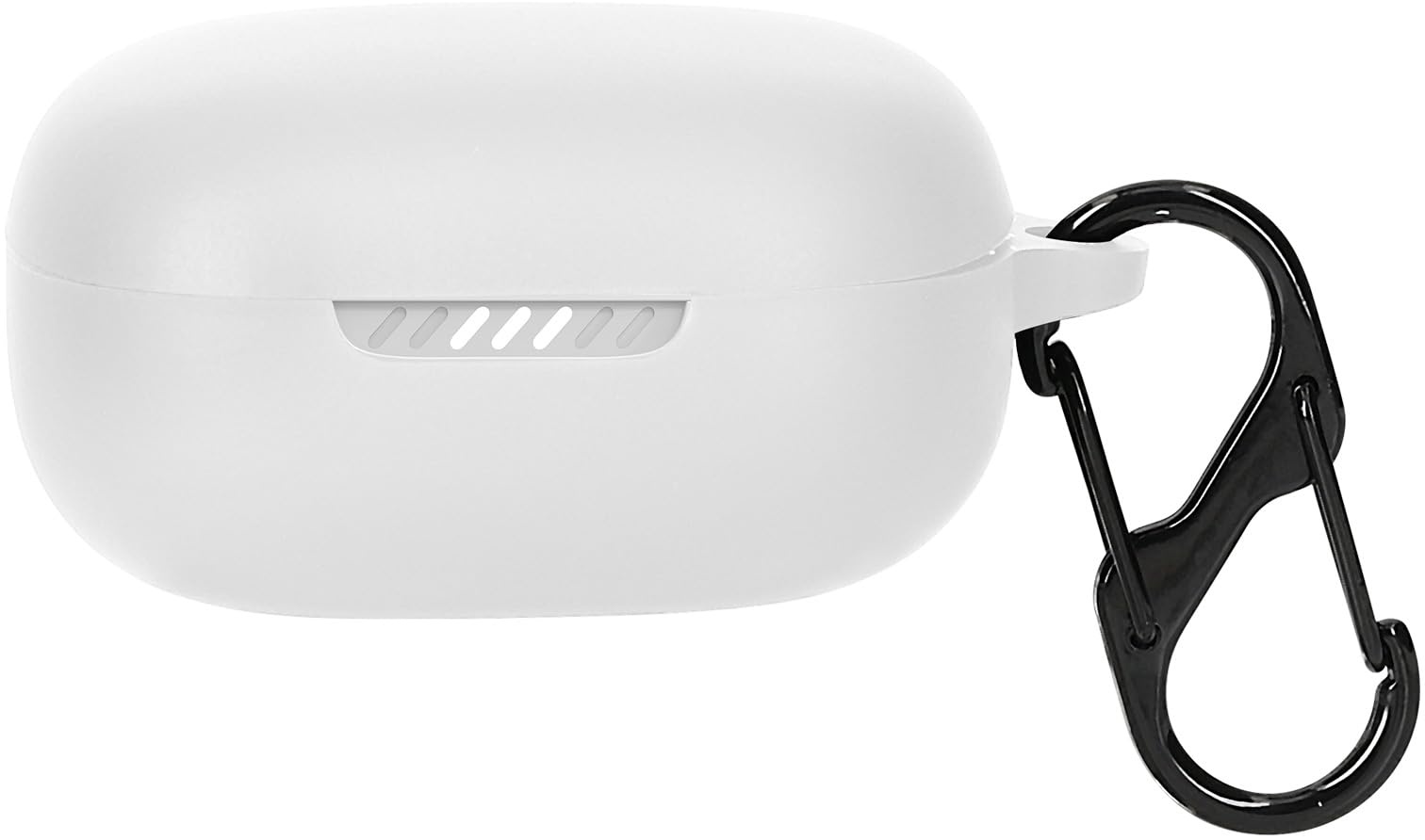 kwmobile Hülle kompatibel mit JBL Live Pro 2 TWS Kopfhörer - Silikon Schutzhülle Etui Case Cover Schoner in Weiß