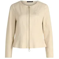 Betty Barclay Damen Blazer mit Zweiwege-Reißverschluss, Beige, 44