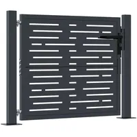 vidaXL Gartentor 105 x 80 cm Anthrazit/Stahl