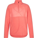 Ziener JONKI Skipullover Skirolli Funktions-Shirt | atmungsaktiv Fleece warm, vibrant peach,