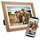 Denver Frameo 1042LW Digitaler Bilderrahmen WiFi hellbraun 10,1 Zoll