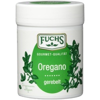 FUCHS Oregano gerebelt, Oregano Gewürz getrocknet und gerebelt (aromatische Kräuter in Dose), 3er Pack (3 x 10 g)