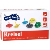 Legler / small foot small foot 1730 - Holzkreisel gestreift, 6er Set