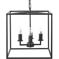 Deckenlampe WANCHET Metall Schwarz