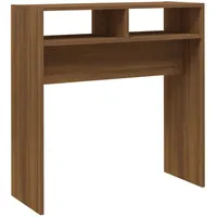 VidaXL Konsolentisch Braun Eichen-Optik 78x30x80 cm Holzwerkstoff