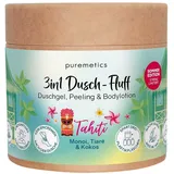 Puremetics 3in1 Dusch-Fluff Tahiti: Monoi, Tiaré & Kokos 250 g