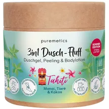 Puremetics 3in1 Dusch-Fluff Tahiti: Monoi, Tiaré & Kokos 250 g