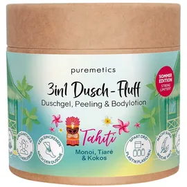 Puremetics 3in1 Dusch-Fluff Tahiti: Monoi, Tiaré & Kokos 250 g
