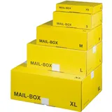 kompatible Ware Smartboxpro, Paket-Versandkarton MAIL BOX, Größe: M, gelb